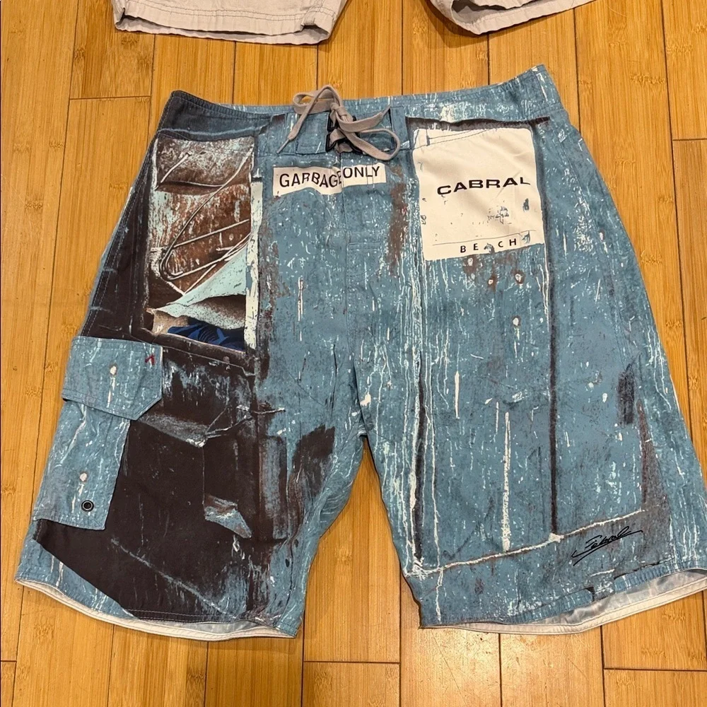 Cabral Board-shorts and Nautica Khaki Cargo Shorts 2 short Lot size 34